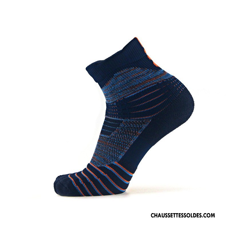 Chaussettes Mi Hautes Homme Légère Antidérapant L'absorption D'humidité Casual Été Serviette Noir