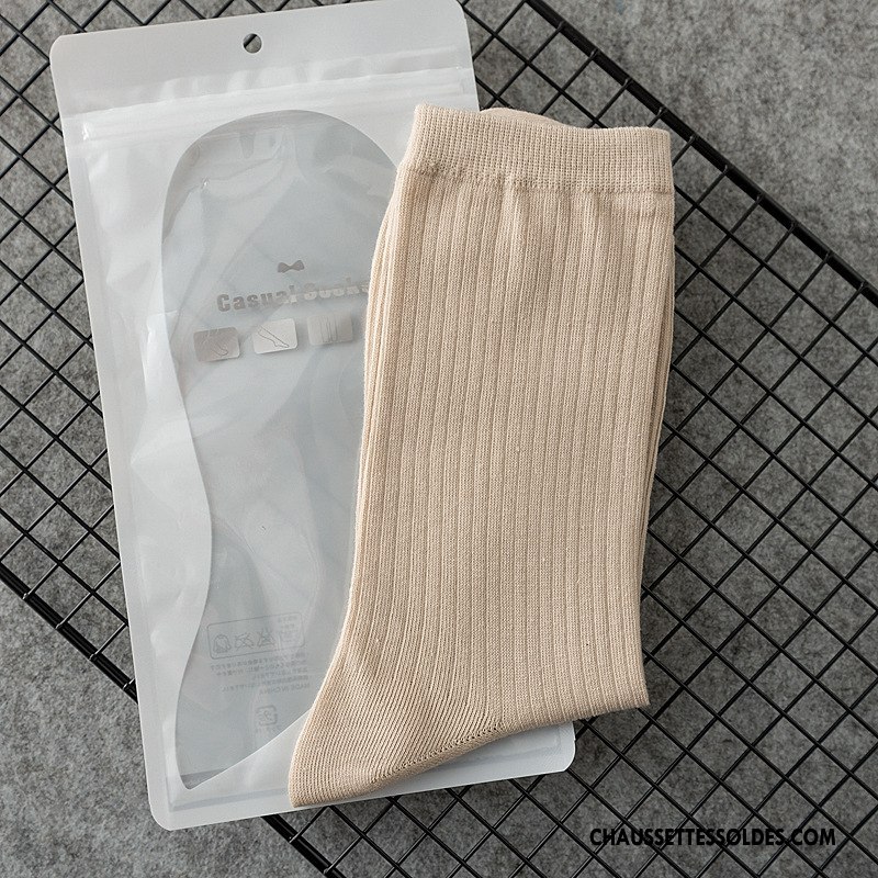 Chaussettes Mi Hautes Homme Matelassé De Travail Milieu Gentilhomme Mince Livraison Gratuite Bleu