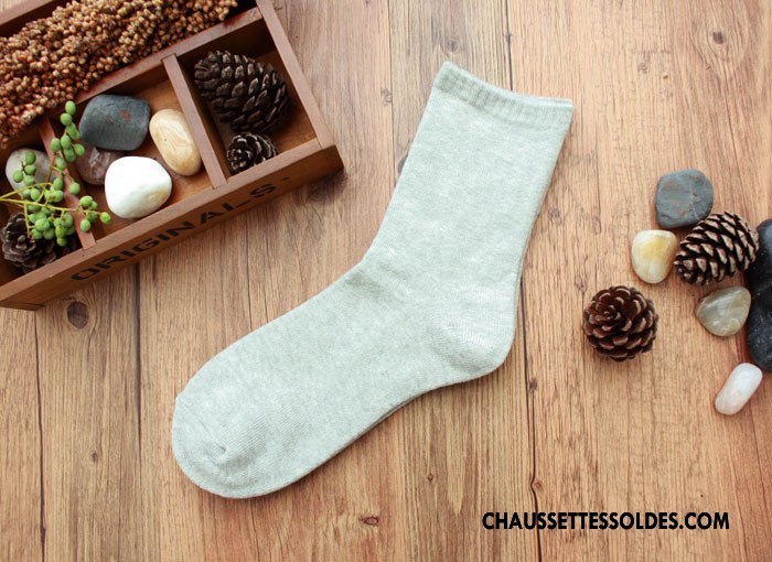 Chaussettes Mi Hautes Homme Matelassé Le Nouveau Hiver Serviette De Travail Renforcé Bordeaux