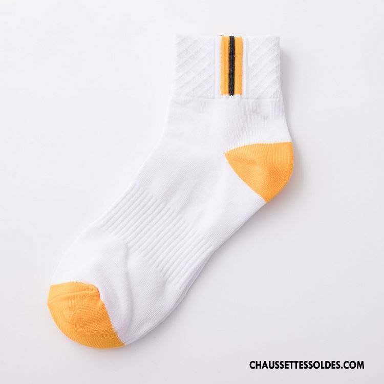 Chaussettes Mi Hautes Homme Milieu Absorber La Sueur Casual Hiver Coton L'automne Pure