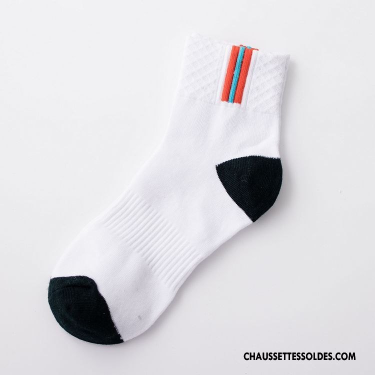 Chaussettes Mi Hautes Homme Milieu Absorber La Sueur Casual Hiver Coton L'automne Pure