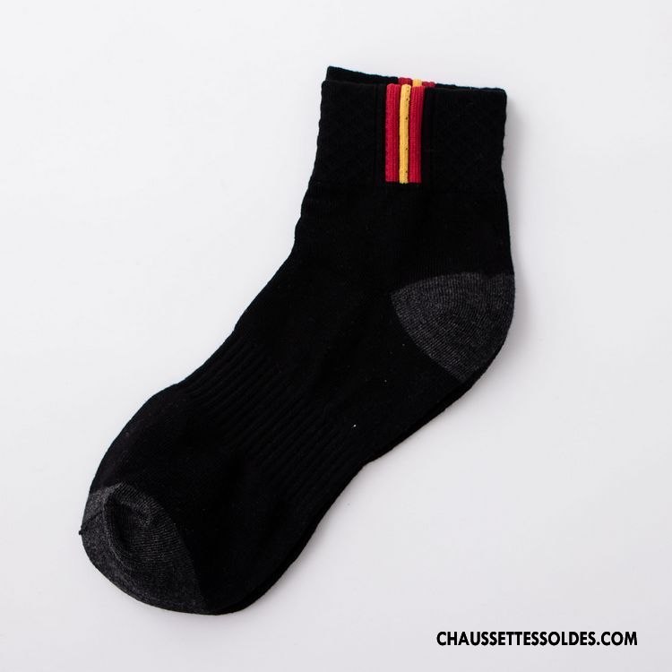Chaussettes Mi Hautes Homme Milieu Absorber La Sueur Casual Hiver Coton L'automne Pure