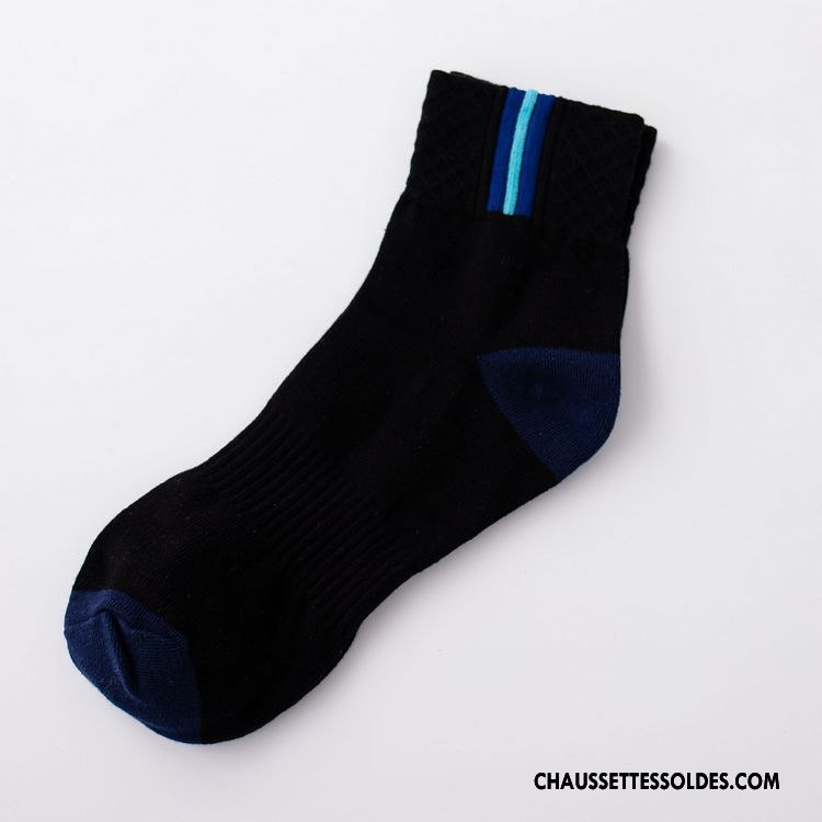 Chaussettes Mi Hautes Homme Milieu Absorber La Sueur Casual Hiver Coton L'automne Pure