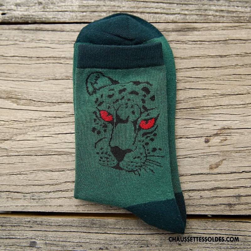 Chaussettes Mi Hautes Homme Milieu Absorber La Sueur Casual Respirant 100% Coton Chaussettes En Coton Gris