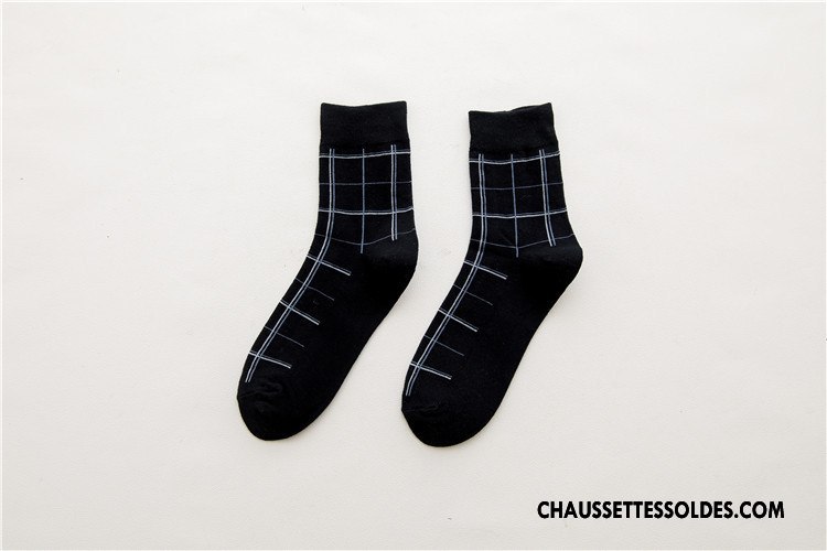 Chaussettes Mi Hautes Homme Milieu Chaussette Courte Coton Bio Le Nouveau L'automne 100% Coton Bleu