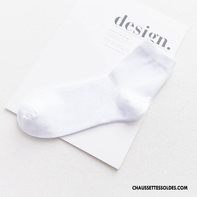 Chaussettes Mi Hautes Homme Milieu Chaussettes En Coton 100% Coton Nouvelles Arrivées Légère Casual Pure Gris