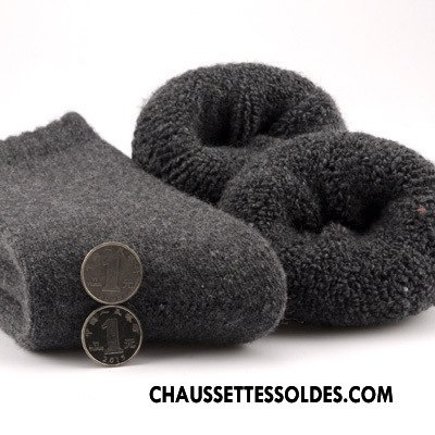 Chaussettes Mi Hautes Homme Milieu Dame Lapin Terry Renforcé Ultra Pure Multicolore Noir