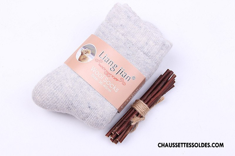 Chaussettes Mi Hautes Homme Milieu Dame Lapin Terry Renforcé Ultra Pure Multicolore Noir