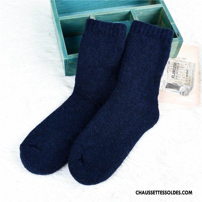 Chaussettes Mi Hautes Homme Milieu Dame Lapin Terry Renforcé Ultra Pure Multicolore Noir