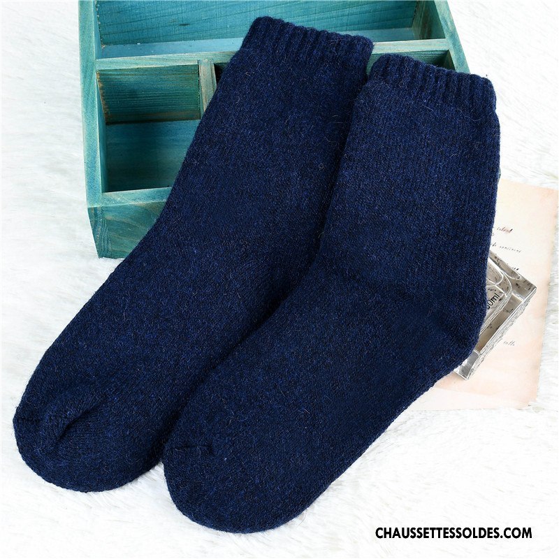 Chaussettes Mi Hautes Homme Milieu Dame Lapin Terry Renforcé Ultra Pure Multicolore Noir