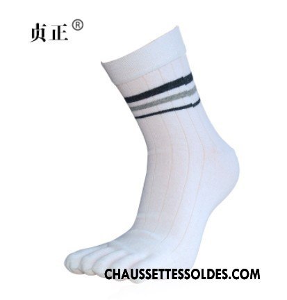 Chaussettes Mi Hautes Homme Milieu Légère Respirant De Travail Printemps Été Gris