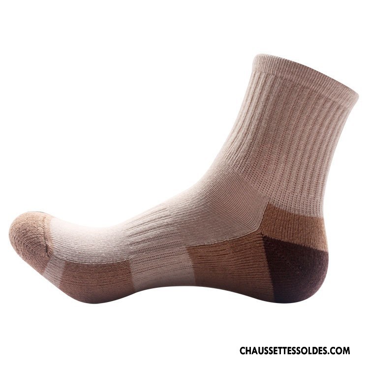 Chaussettes Mi Hautes Homme Milieu Renforcé Escalade Nouvelles Arrivées De Plein Air Hiver Bleu