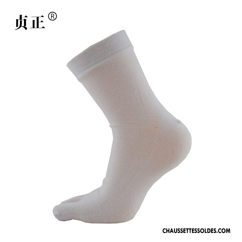 Chaussettes Mi Hautes Homme Milieu Respirant Été Absorber La Sueur Chaussettes En Coton Anti-odeur Pure Noir