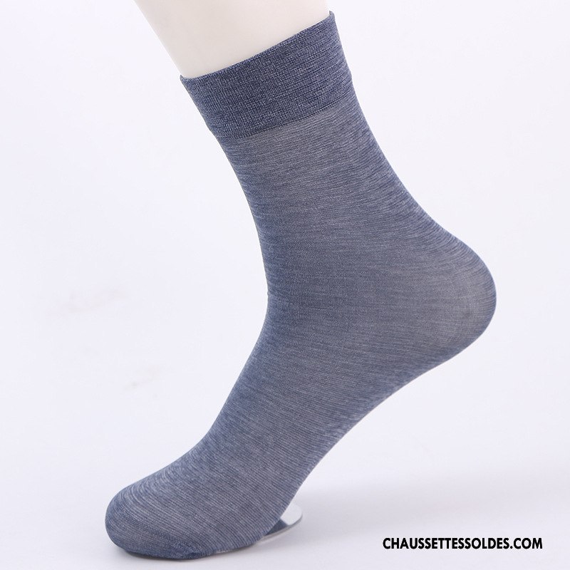 Chaussettes Mi Hautes Homme Mode Mouvement Chaussette Courte Chaussettes En Coton Simple Pure Marron / Brun