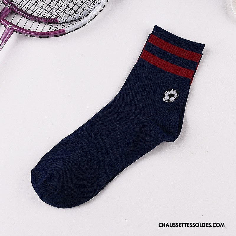 Chaussettes Mi Hautes Homme Mouvement Confortable 100% Coton Basket Matelassé Milieu Gris