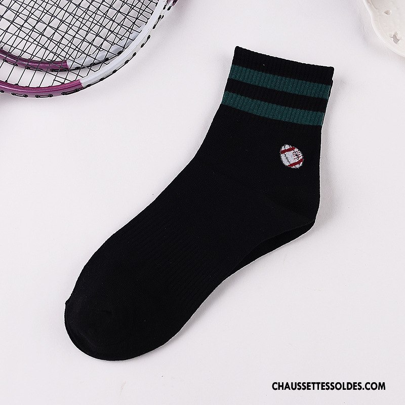 Chaussettes Mi Hautes Homme Mouvement Confortable 100% Coton Basket Matelassé Milieu Gris