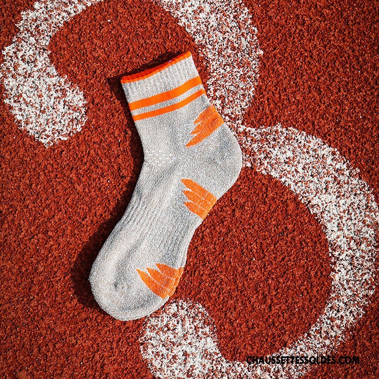 Chaussettes Mi Hautes Homme Mouvement Milieu Basket Le Nouveau Escalade Hiver Marron / Brun