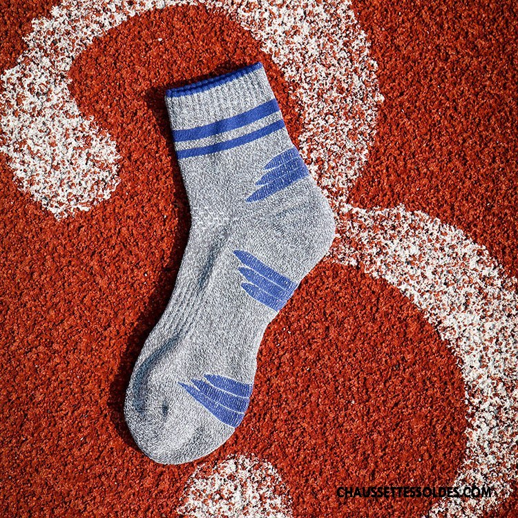 Chaussettes Mi Hautes Homme Mouvement Milieu Basket Le Nouveau Escalade Hiver Marron / Brun