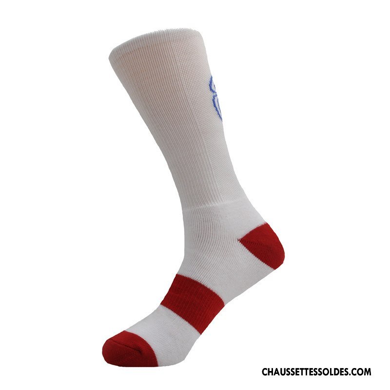 Chaussettes Mi Hautes Homme Mouvement Serviette Renforcé Longue De Plein Air Basket Jaune