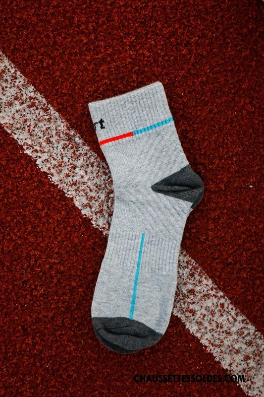 Chaussettes Mi Hautes Homme Métier Chaussettes En Coton Mouvement Milieu Coton Bio Hairball Blanc