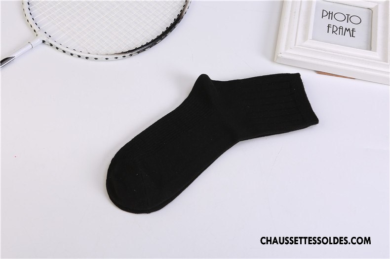 Chaussettes Mi Hautes Homme Renforcé Respirant Thermiques Matelassé L'automne Confortable Gris