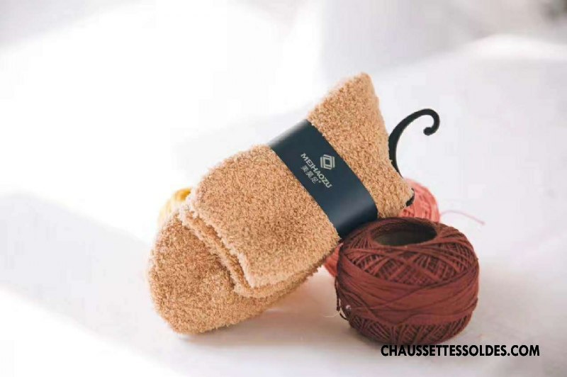 Chaussettes Mi Hautes Homme Renforcé Thermiques Serviette Pure Bleu