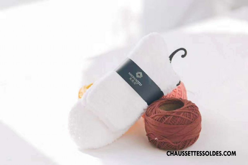 Chaussettes Mi Hautes Homme Renforcé Thermiques Serviette Pure Bleu