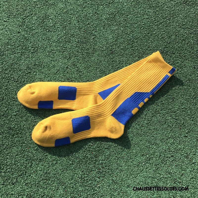 Chaussettes Mi Hautes Homme Serviette Terry Nouvelles Arrivées Mouvement Bleu