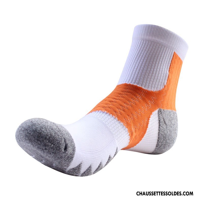 Chaussettes Mi Hautes Homme Séchage Rapide Tendance De Plein Air Mouvement Absorber La Sueur Respirant Vert