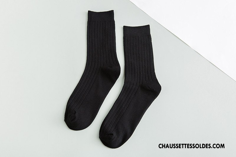 Chaussettes Mi Hautes Homme Toutes Les Saisons Matelassé Anti-odeur Absorber La Sueur De Travail Milieu Or