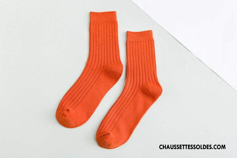 Chaussettes Mi Hautes Homme Toutes Les Saisons Matelassé Anti-odeur Absorber La Sueur De Travail Milieu Or