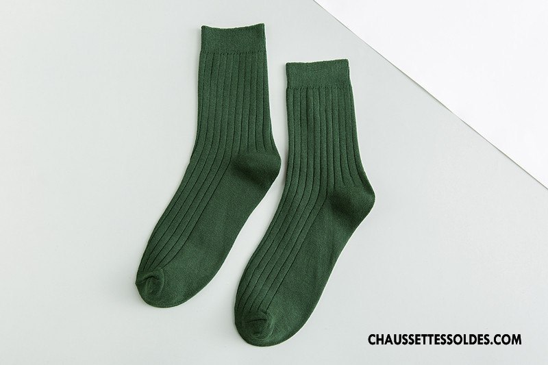 Chaussettes Mi Hautes Homme Toutes Les Saisons Matelassé Anti-odeur Absorber La Sueur De Travail Milieu Or