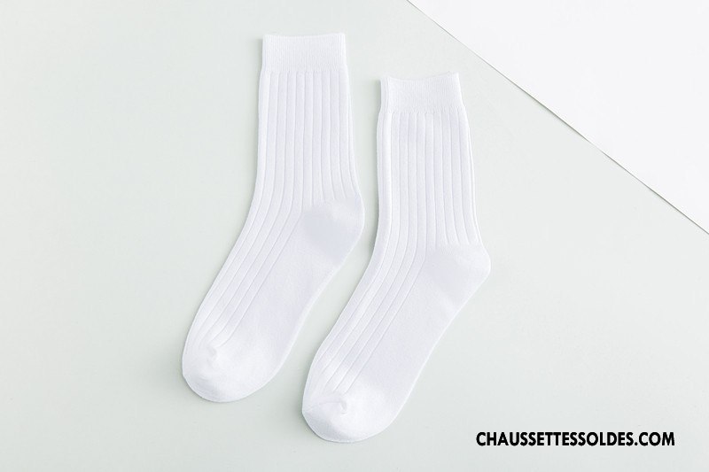 Chaussettes Mi Hautes Homme Toutes Les Saisons Matelassé Anti-odeur Absorber La Sueur De Travail Milieu Or
