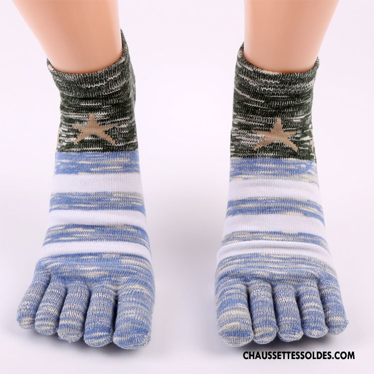 Chaussettes Mi Hautes Homme Yarn Chaussette Basse Coupée Matelassé Hiver Anti-odeur Milieu Noir