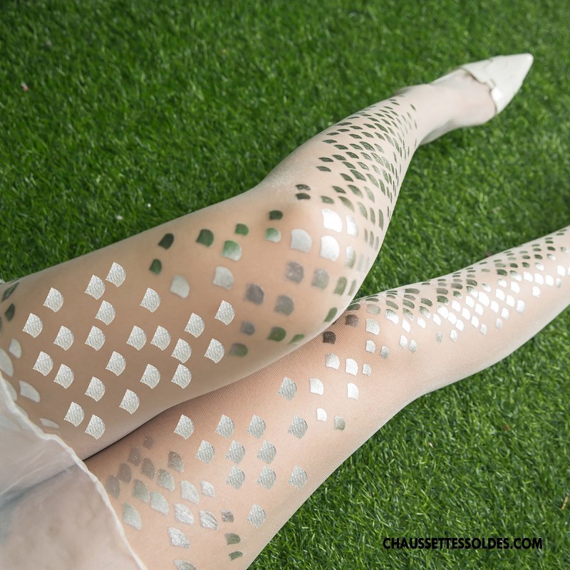 Collant Femme Bikini Printemps Leggings Style Chaud Collant Panty Été Impression Or