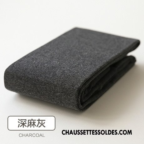 Collant Femme Chaussette Charme Collant Panty Peluche Plus De Velours L'automne Gris