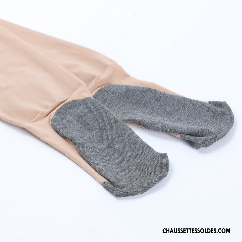 Collant Femme Chaussette De Noël Velours Grande Taille Leggings L'automne Anti-odeur