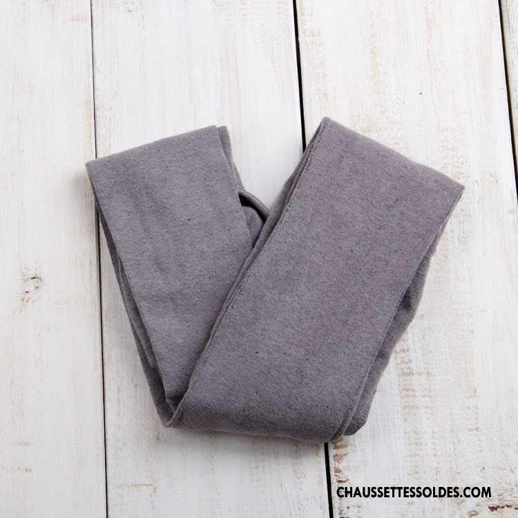 Collant Femme Chaussette L'automne Tous Les Assortis 100% Coton Hiver Collant Panty Gris Foncé