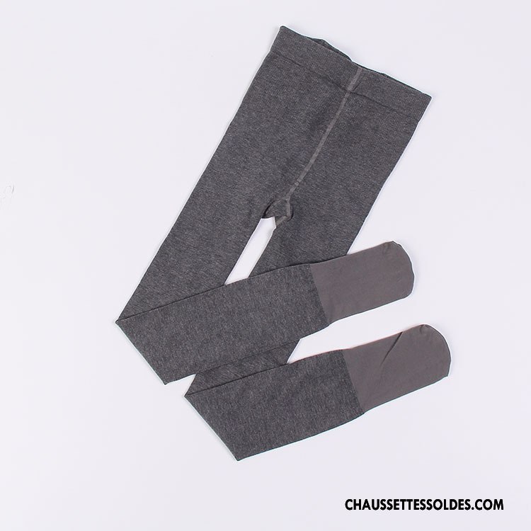Collant Femme Dame Collant Panty L'automne Guêtres Leggings 100% Coton Printemps Gris