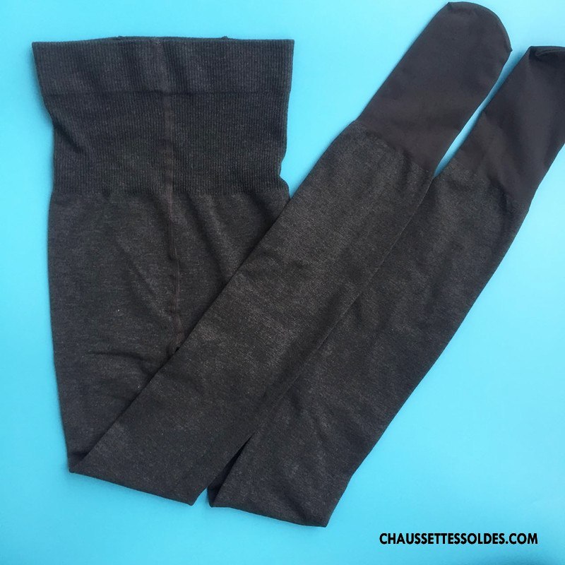 Collant Femme Guêtres Leggings Mince Légèrement Printemps L'automne Dame Gris