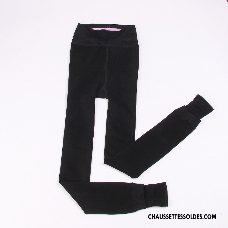Collant Femme Guêtres Leggings Thermiques Mince Dame Hanche Confortable Bleu