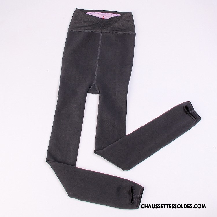 Collant Femme Guêtres Leggings Thermiques Mince Dame Hanche Confortable Bleu
