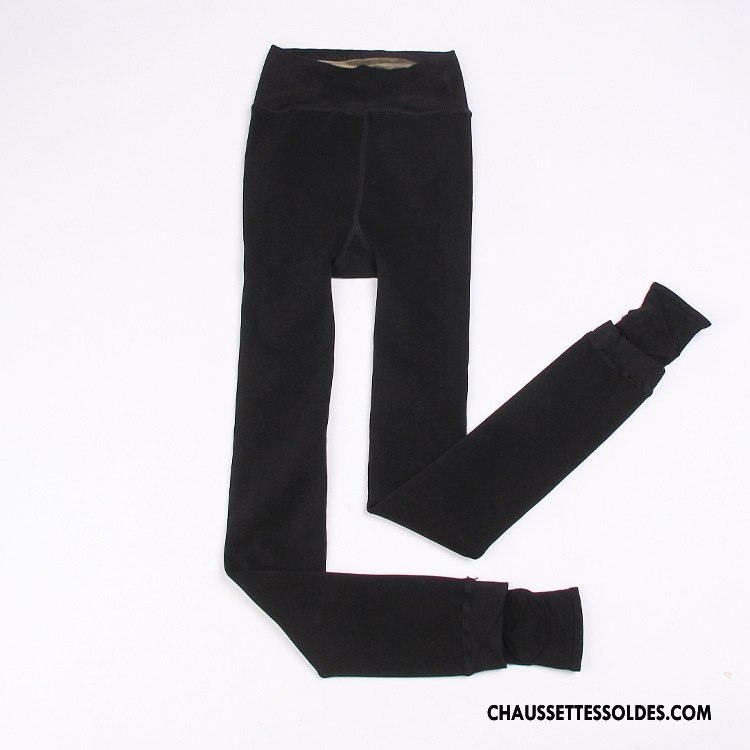 Collant Femme Guêtres Leggings Thermiques Mince Dame Hanche Confortable Bleu