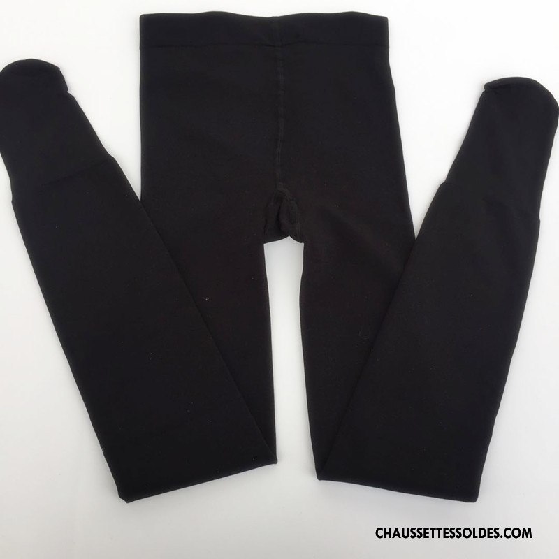 Collant Femme Guêtres Leggings Velours Dame Le Nouveau Printemps Élastique Noir