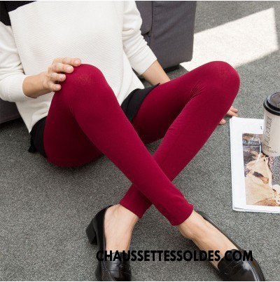 Collant Femme L'automne Dame Guêtres Leggings Mince Élasticité Printemps Violet