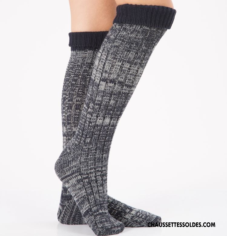 Collant Femme Le Nouveau Intérieur Adulte Chaussette Europe Couleurs Mixtes Bordeaux