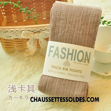 Collant Femme Leggings Chaussette En Maille Renforcé L'automne Fleurs Blanc
