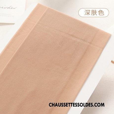Collant Femme Printemps Invisible Été Charme Couleur De Chair Légère Marron Clair