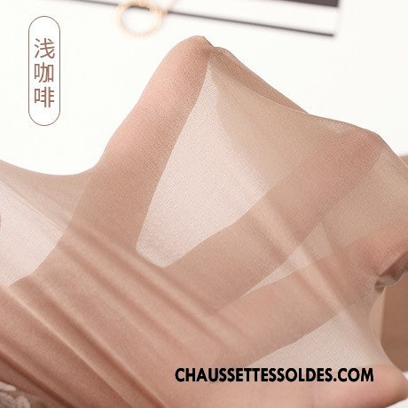 Collant Femme Printemps Invisible Été Charme Couleur De Chair Légère Marron Clair