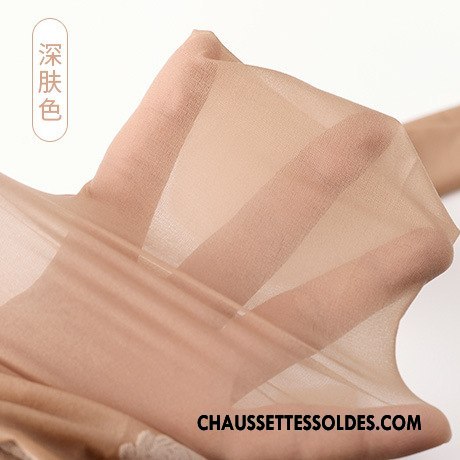 Collant Femme Printemps Invisible Été Charme Couleur De Chair Légère Marron Clair